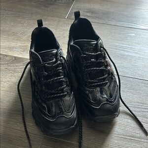 Skechers Black Sneakers Sporty Design